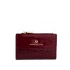 Wallets GUNAS NEW YORK Snap Closure Wallets | Gunas New York Madison Cherry Vegan Leather Wallet