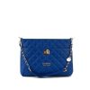 Handbags GUNAS NEW YORK | Gunas New York Koi Blue Quilted Vegan Leather Shoulder Bag Purse