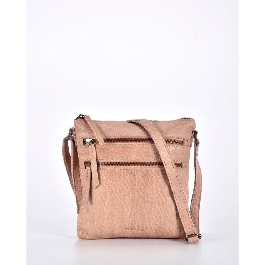 Handbags Cobb & Co | Cobb & Co Barton Leather Zipped Shoulder Bag