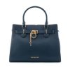 Handbags Michael Kors | Michael Kors 35T1Ghms2L-Navy Blue Leather Satchel Bag