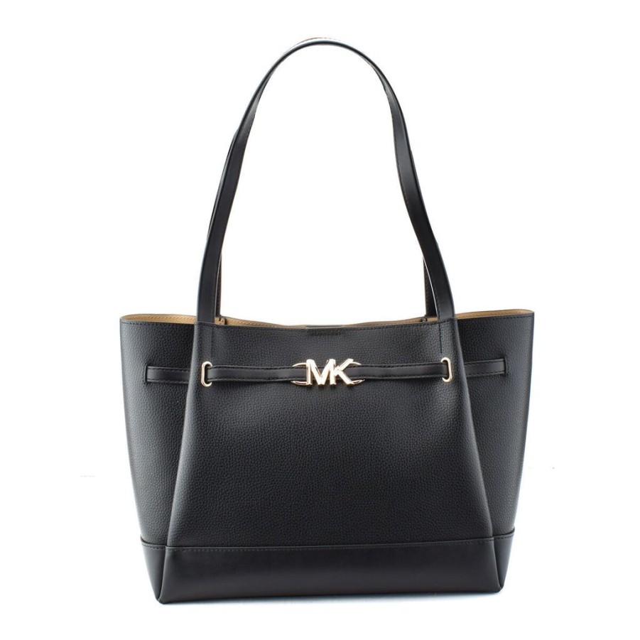 Handbags Michael Kors | Michael Kors Reed Shoulder Bag Black 32 X 27 X 13 Cm