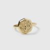 Jewellery Izoa Rings | Izoa Emblem Ring Gold