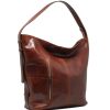 Handbags Floto Leather | Floto Leather Sardinia Shoulder Bag