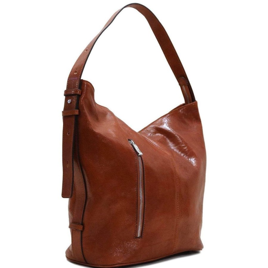 Handbags Floto Leather | Floto Leather Sardinia Shoulder Bag