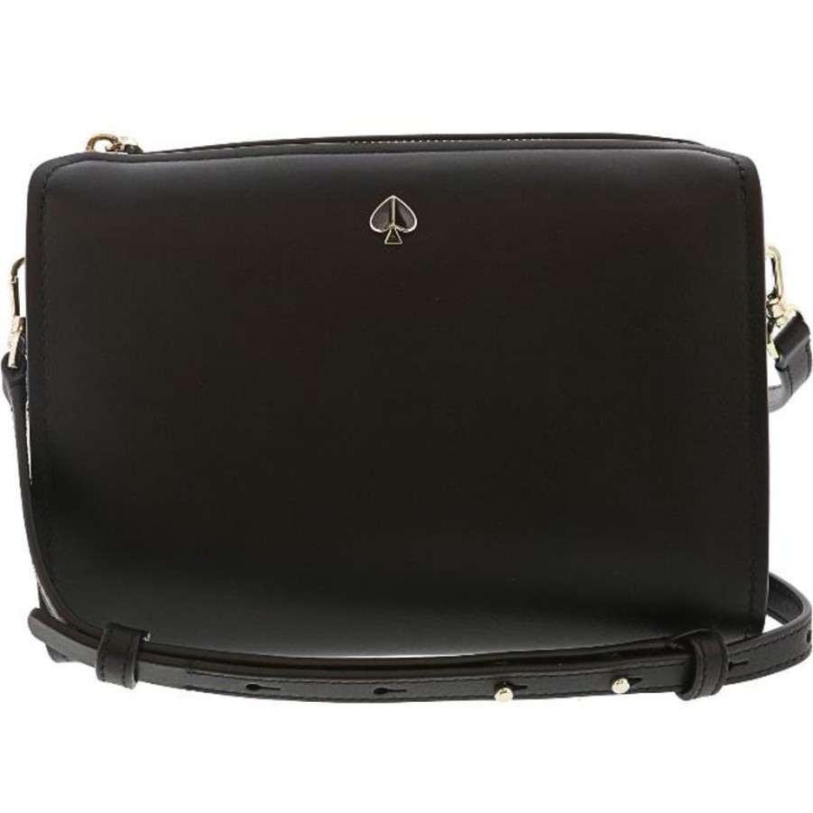 Handbags Kate Spade | Kate Spadeandi Leather Shoulder/Crossbody Bag Medium Black