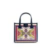 Handbags GUNAS NEW YORK | Gunas New York Oasis Brown Kilim Vegan Canvas Satchel Bag