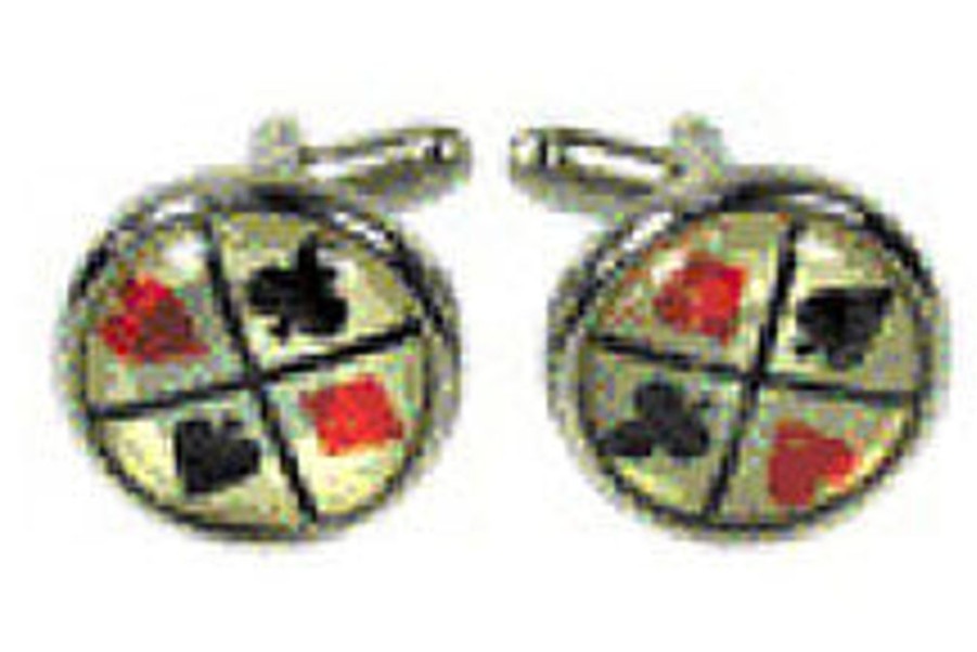 Jewellery E.C.D Cufflinks | Playing Card Cufflinks