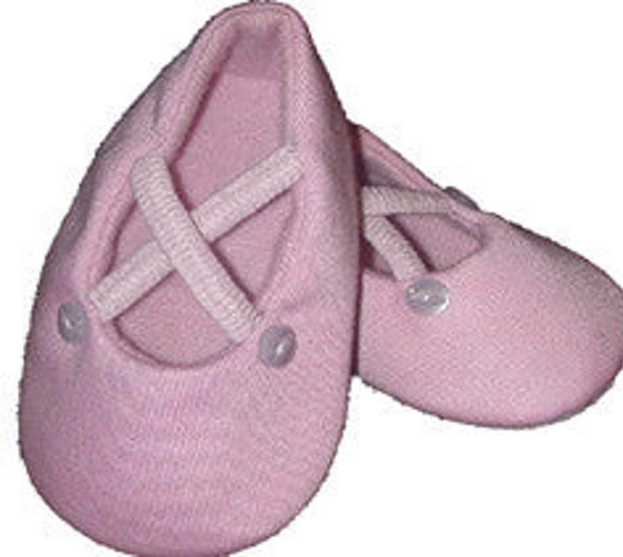 Kids Penelope Lane Shoes & Socks | Penelope Lane Pink Ballerina Shoes (6 - 12 Months) Sale