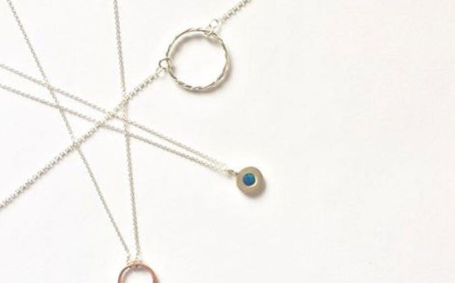 Jewellery Ichu Necklaces | Ichu Rope Twist Eternity Sterling Silver Necklace