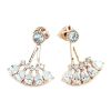 Jewellery Kristin Perry Earrings | Kristin Perry Crystal Fan Ear Jacket Earring