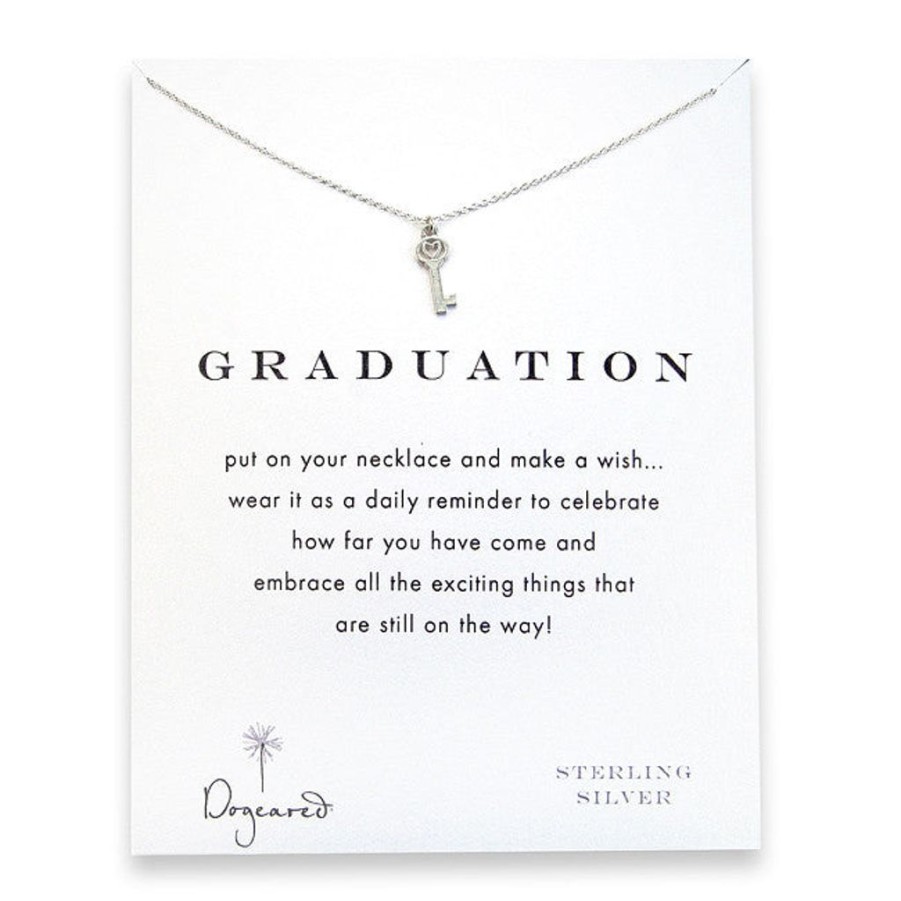 Jewellery Dogeared Necklaces | Dogeared Graduation Necklace - Sterling Silver