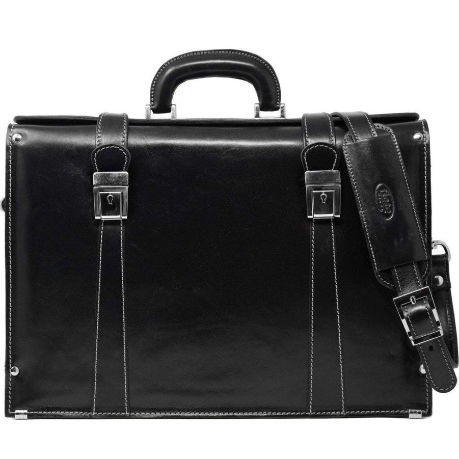 Men Floto Briefcases | Floto Leather Trastevere Briefcase