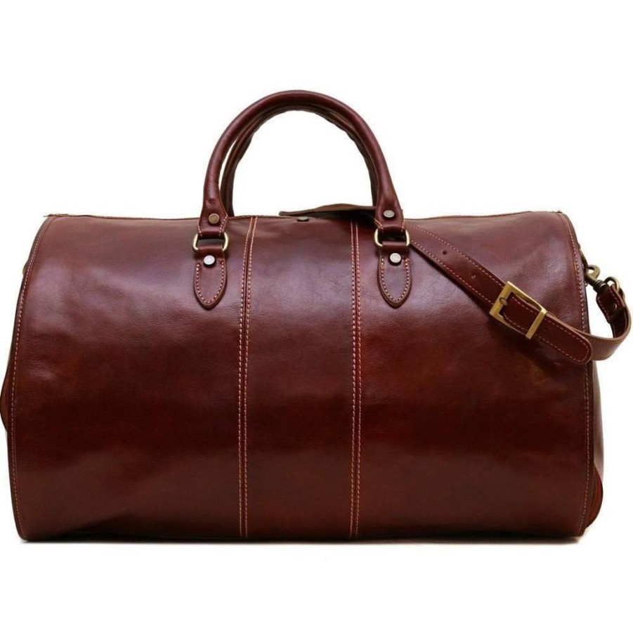 Handbags Floto | Floto Leather Venezia Garment Duffle