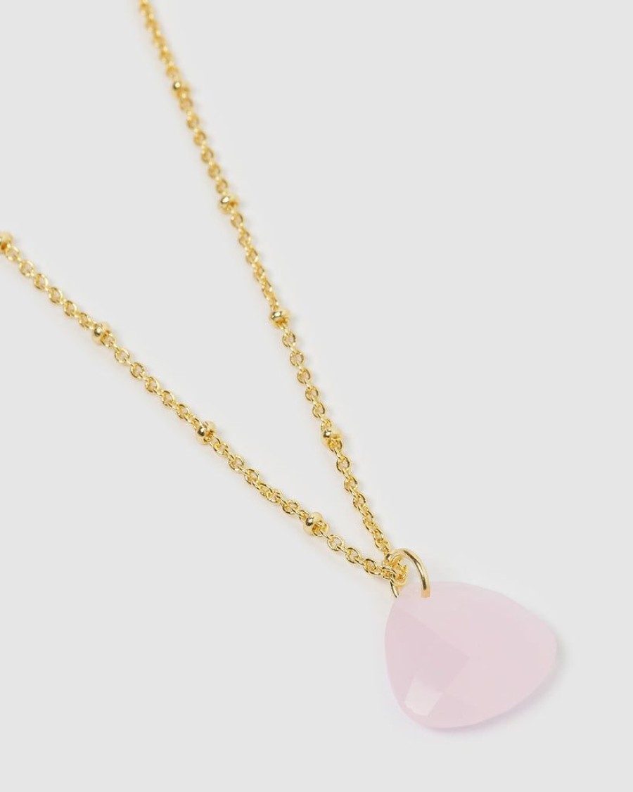 Jewellery Miz Casa & Co Necklaces | Miz Casa & Co Leny Necklace Rose Quartz