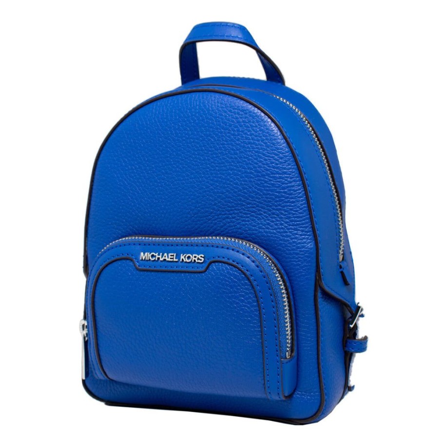 Handbags Michael Kors | Michael Kors 35T2S8Tb1L-Electric-Blue Blue Leather Backpack