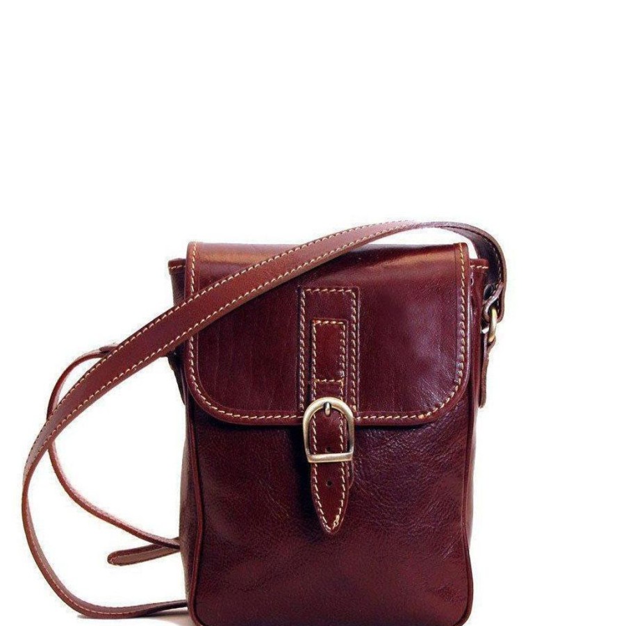 Men Floto Satchels & Messengers | Floto Leather Poste Field Satchel Bag