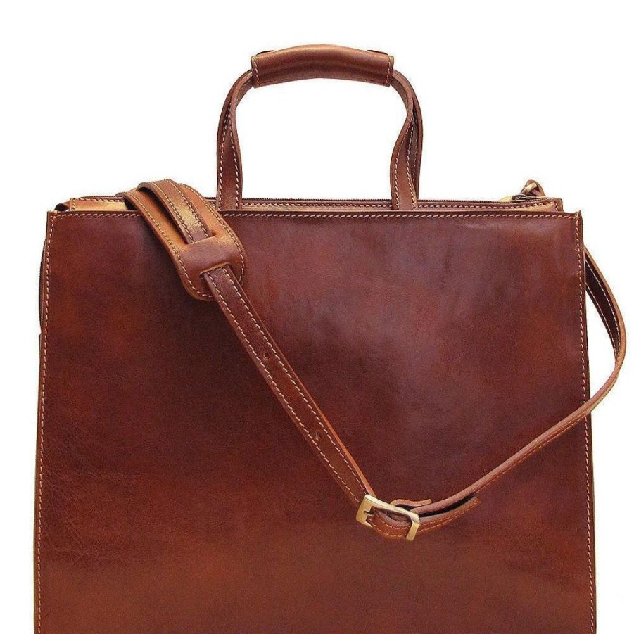 Men Floto Briefcases | Floto Leather Trastevere Attache Briefcase