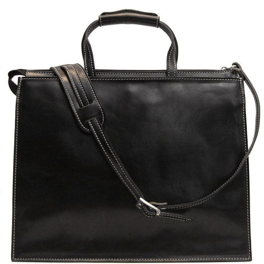 Men Floto Briefcases | Floto Leather Trastevere Attache Briefcase