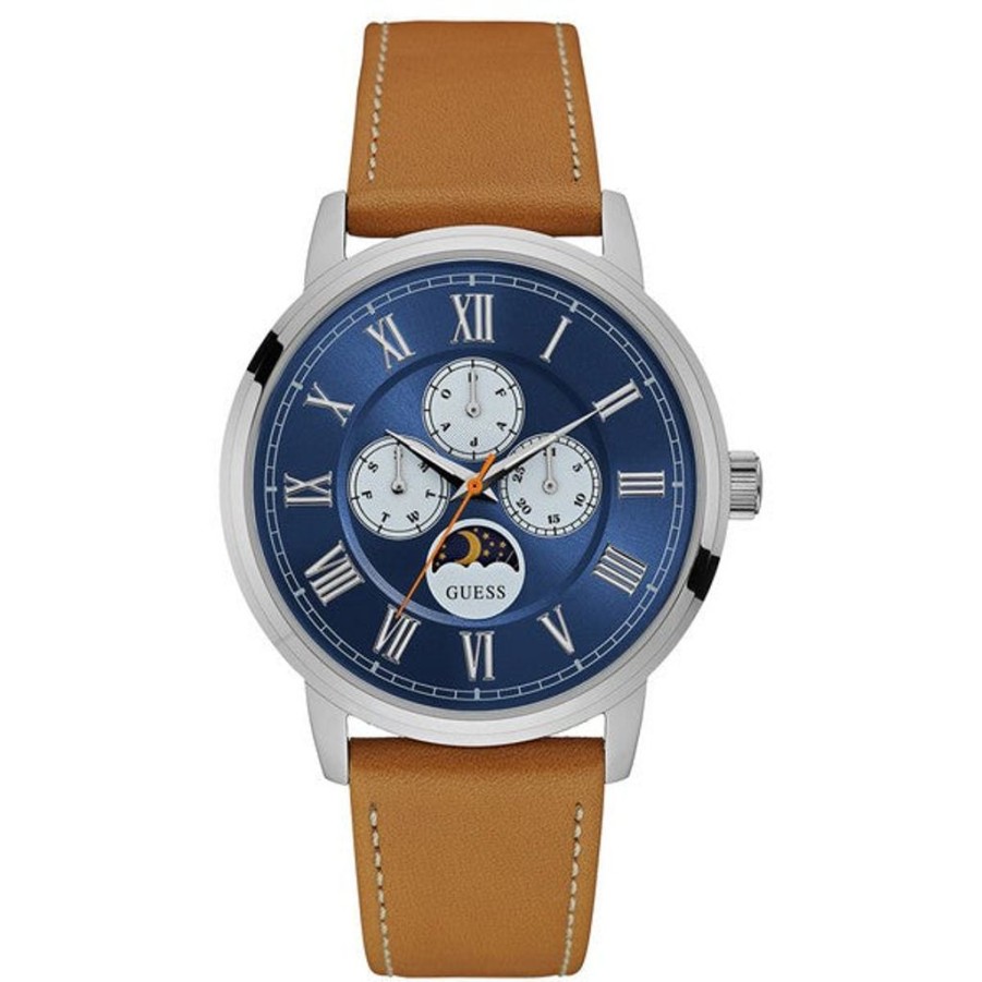 Watches Guess Metal Watches | Guess W0870G4 (44 Mm) Men'S Watch