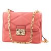 Handbags Michael Kors | Michael Kors Quilted Shoulder Bag 35S2Gnrl2U-Grapefruit Pink 24 X 20 X 7 Cm