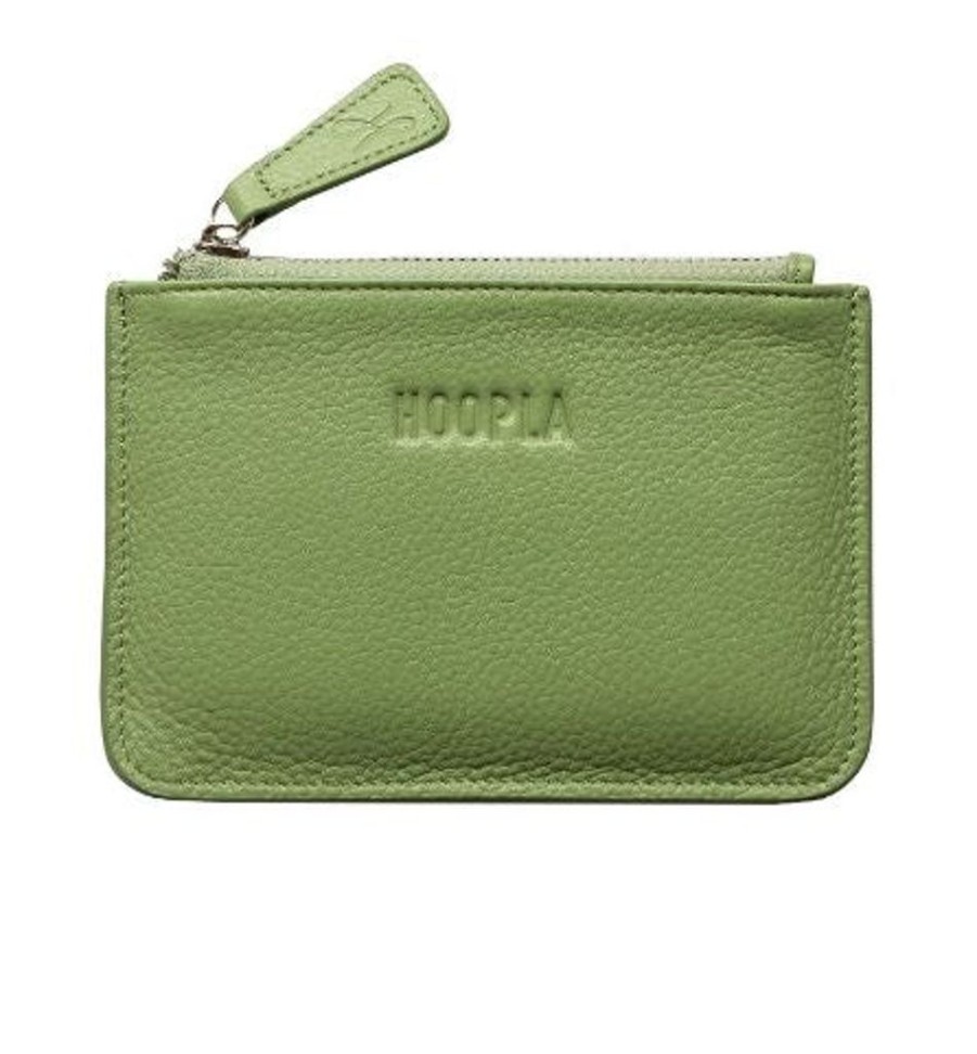 Wallets Hoopla Coin Purses | Hoopla Leather Coin Purse Bright Green