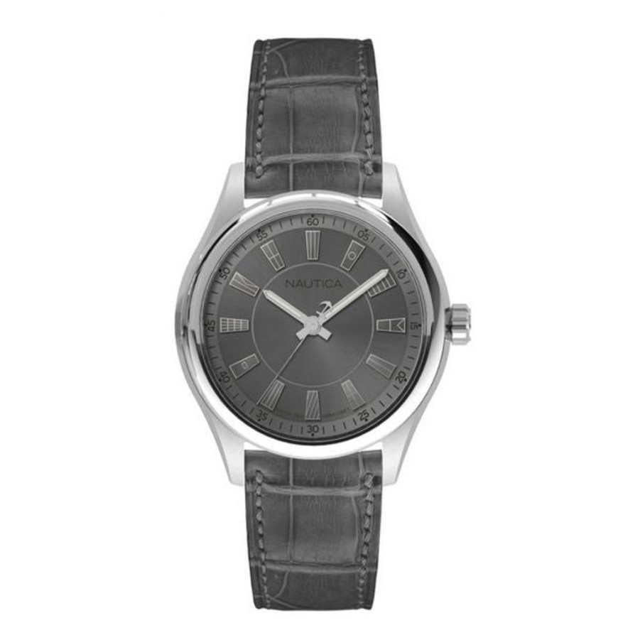 Watches Nautica Metal Watches | Nautica Napbst001 (50 Mm) Men'S Watch