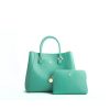 Handbags GUNAS NEW YORK | Gunas New York Tiffany Blue Vegan Leather Satchel Bag