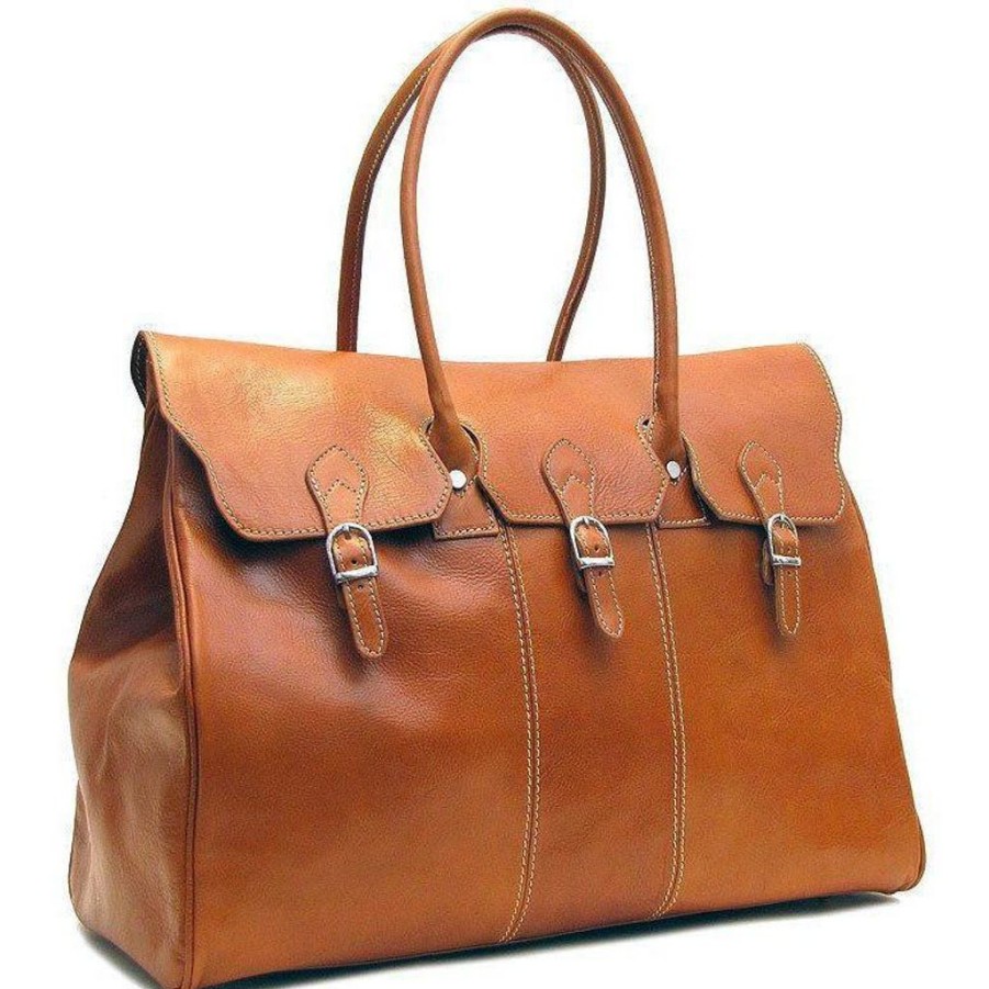 Handbags Floto Leather | Floto Leather Lugano Duffle