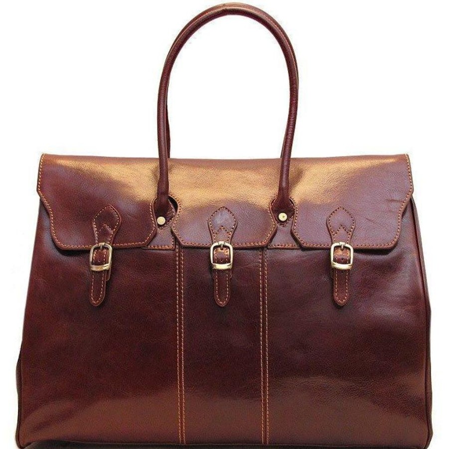 Handbags Floto Leather | Floto Leather Lugano Duffle