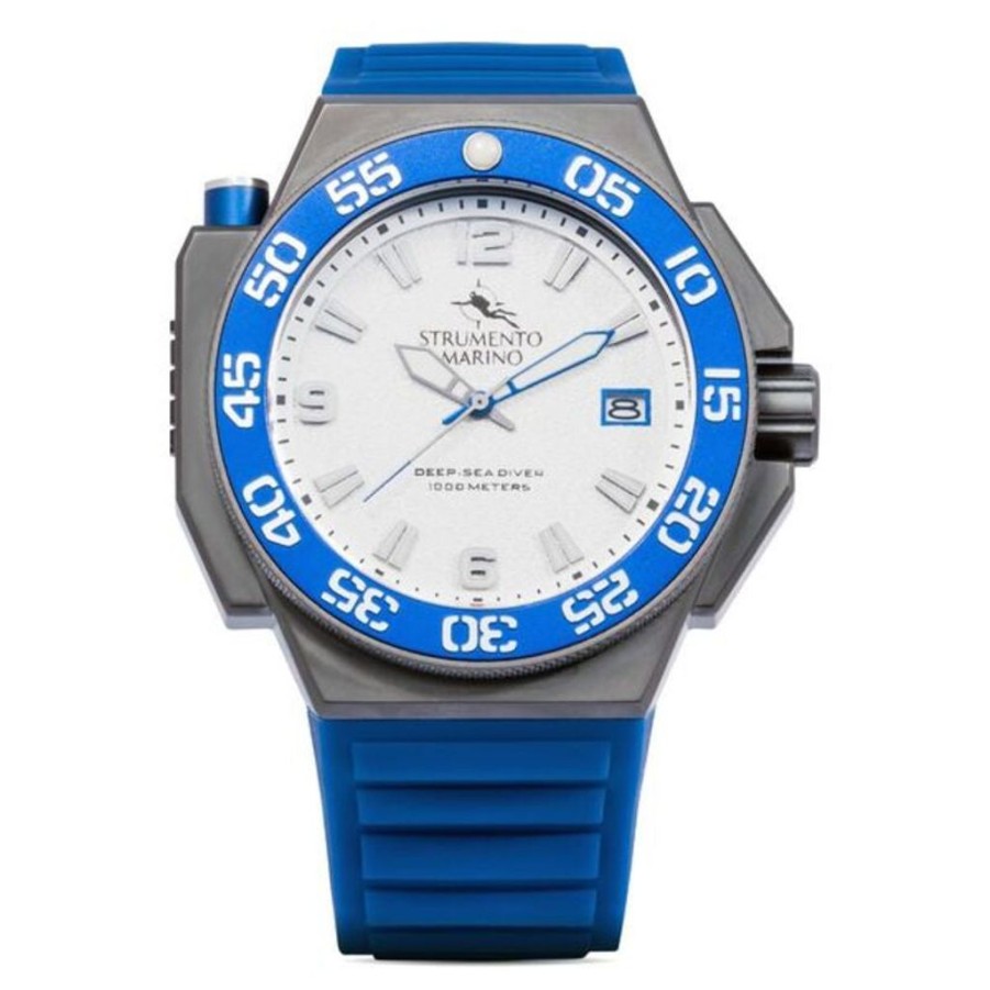 Watches Strumento Marino Metal Watches | Strumento Marino Sm129S-Tt-Bn-Bl (O 46 Mm) Men'S Watch