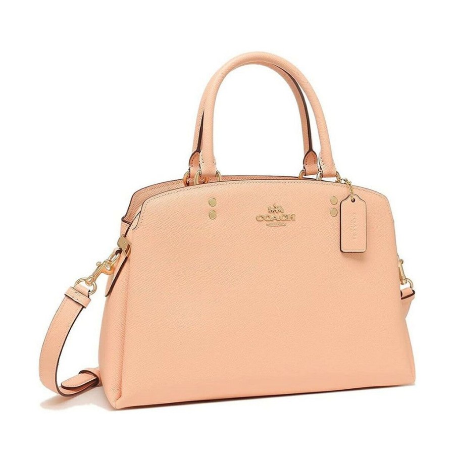 Handbags Coach | Coach 91493-Ims9W Pink Satchel Shoulder Bag