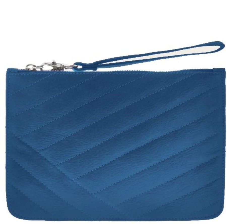 Handbags Gabee | Gabee Quilted Leather Miller Wristlet Clutch