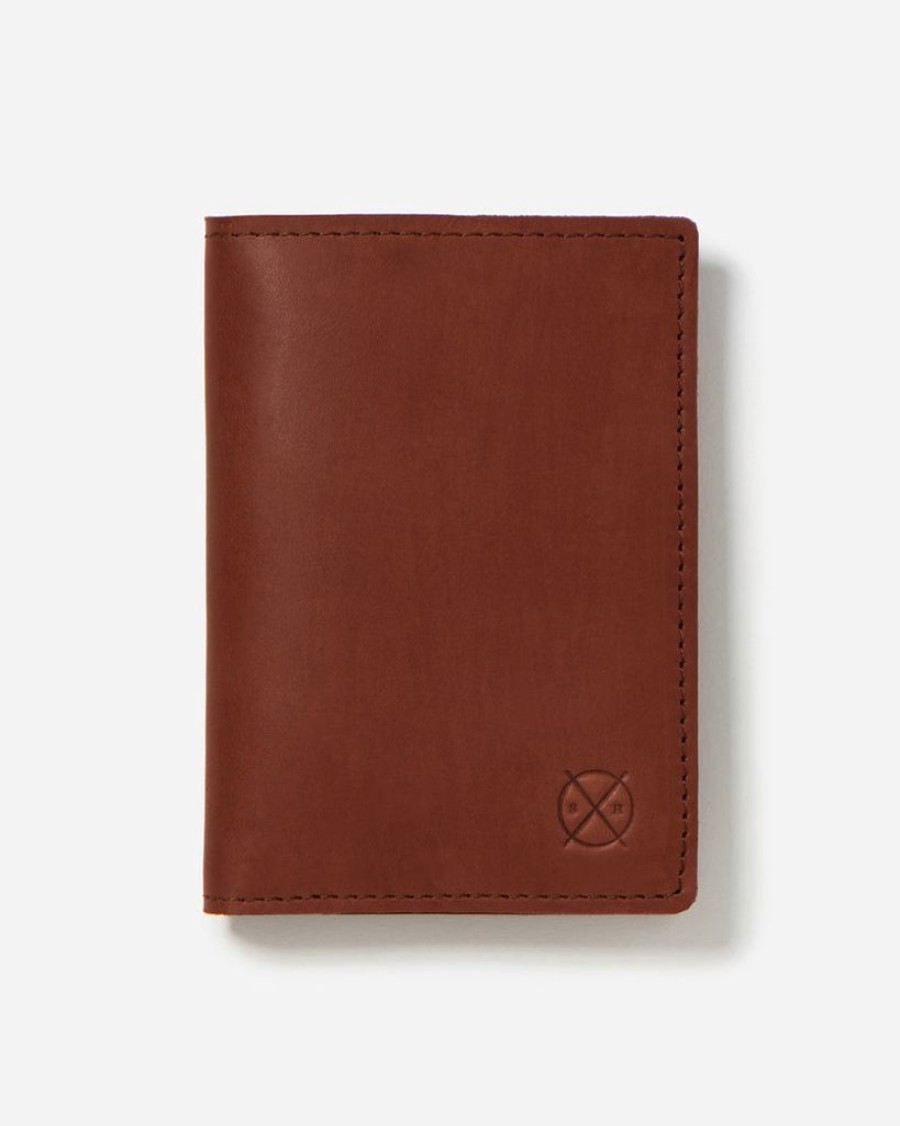 Wallets Stitch & Hide Bifold & Trifold Wallets | Stitch & Hide Leather Cameron Men'S Wallet Maple Brown