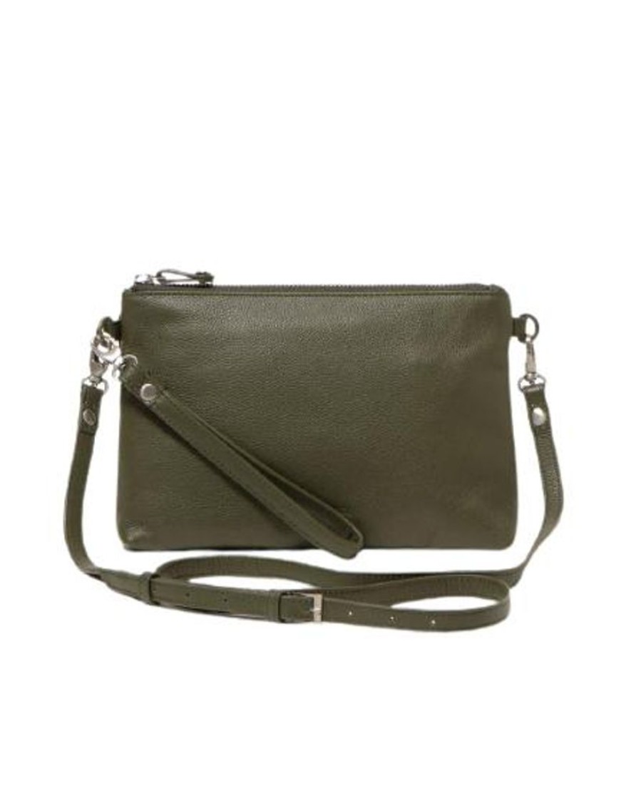 Handbags Stitch & Hide | Stitch & Hide Leather Madison Clutch Bag - Free Keyring