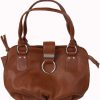 Handbags Carsha | Carsha "Tangier" Leather Satchel Bag Sale