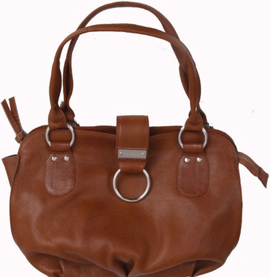 Handbags Carsha | Carsha "Tangier" Leather Satchel Bag Sale