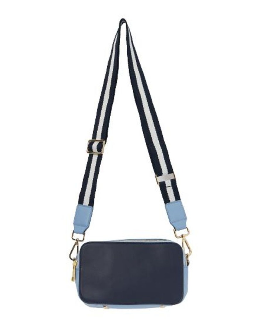 Handbags Izoa | Izoa Monica Crossbody Bag Blue