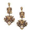 Jewellery Kristin Perry Earrings | Kristin Perry Floral Gem Earrings