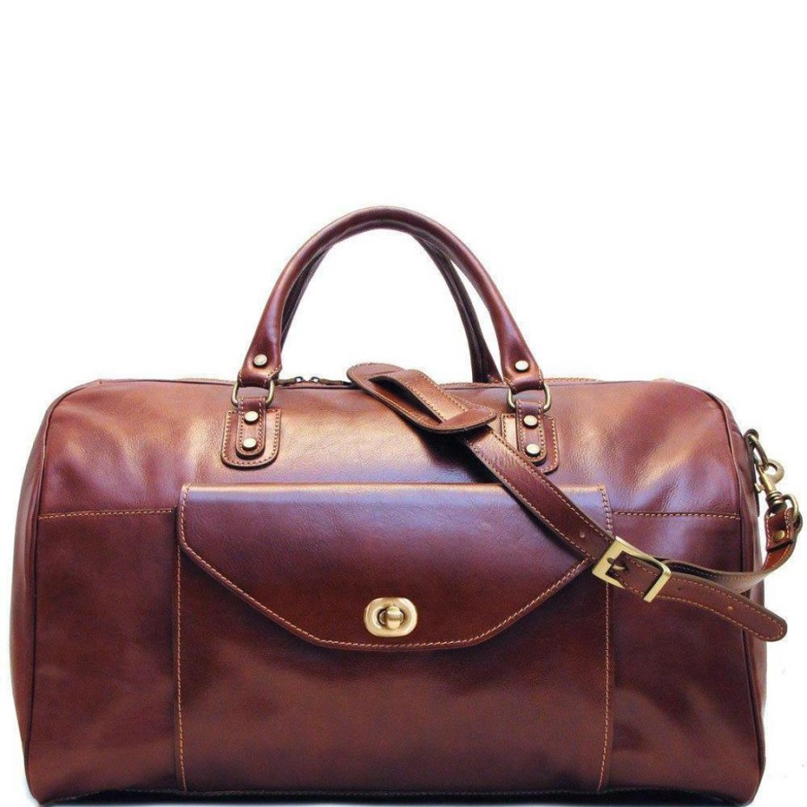 Handbags Floto | Floto Leather Monteverde Duffle