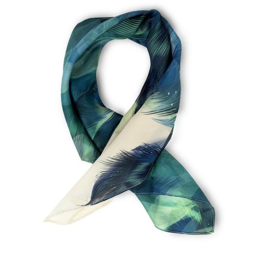 Women ClaudiaG Collection Scarves | Claudia G Peacock Crepe Scarf