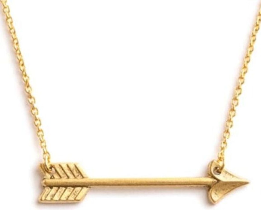 Jewellery Amano Studio Necklaces | Amano Studio Golden Arrow Necklace