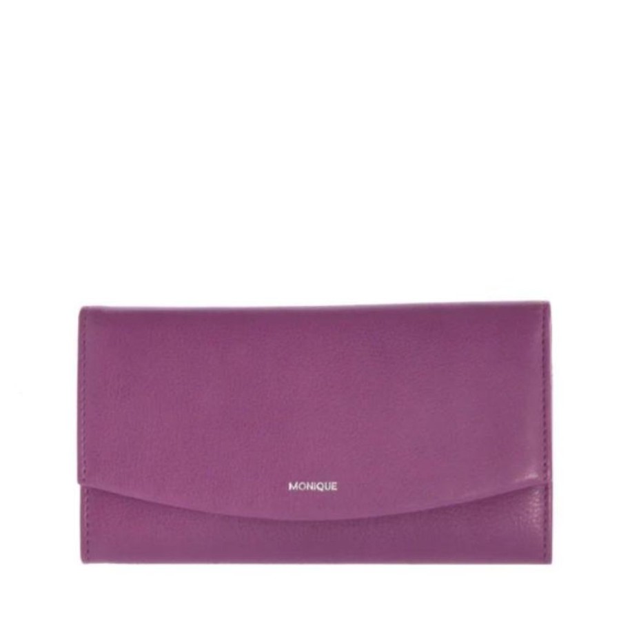 Wallets Monique Snap Closure Wallets | Monique Lila Rfid Leather Purse/Snap Closure Wallet