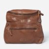 Handbags Stitch & Hide | Stitch & Hide Washed Leather Avalon Crossbody Bag Saddle Brown - Free Wallet Pouch