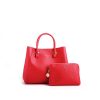 Handbags GUNAS NEW YORK | Gunas New York Jane Red Vegan Leather Satchel