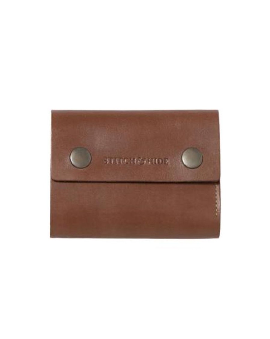 Wallets Stitch & Hide Bifold & Trifold Wallets | Stitch & Hide Leather Jack Men'S Wallet Brown