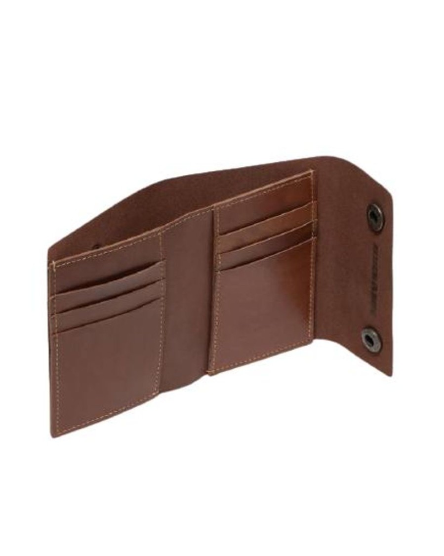 Wallets Stitch & Hide Bifold & Trifold Wallets | Stitch & Hide Leather Jack Men'S Wallet Brown