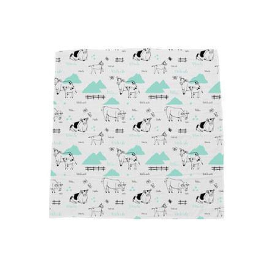 Kids Young and Free Apparel Blankets | Young And Free Apparel Swaddle Blanket Rolling Pastures