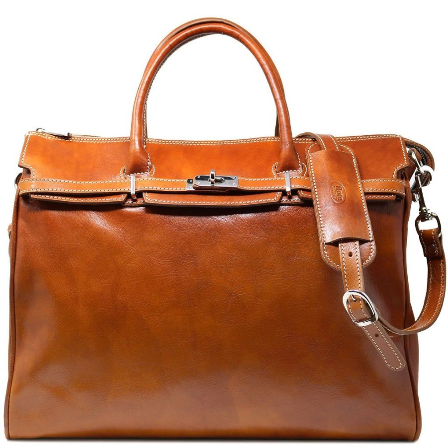 Handbags Floto Leather | Floto Leather Milano Shoulder Tote