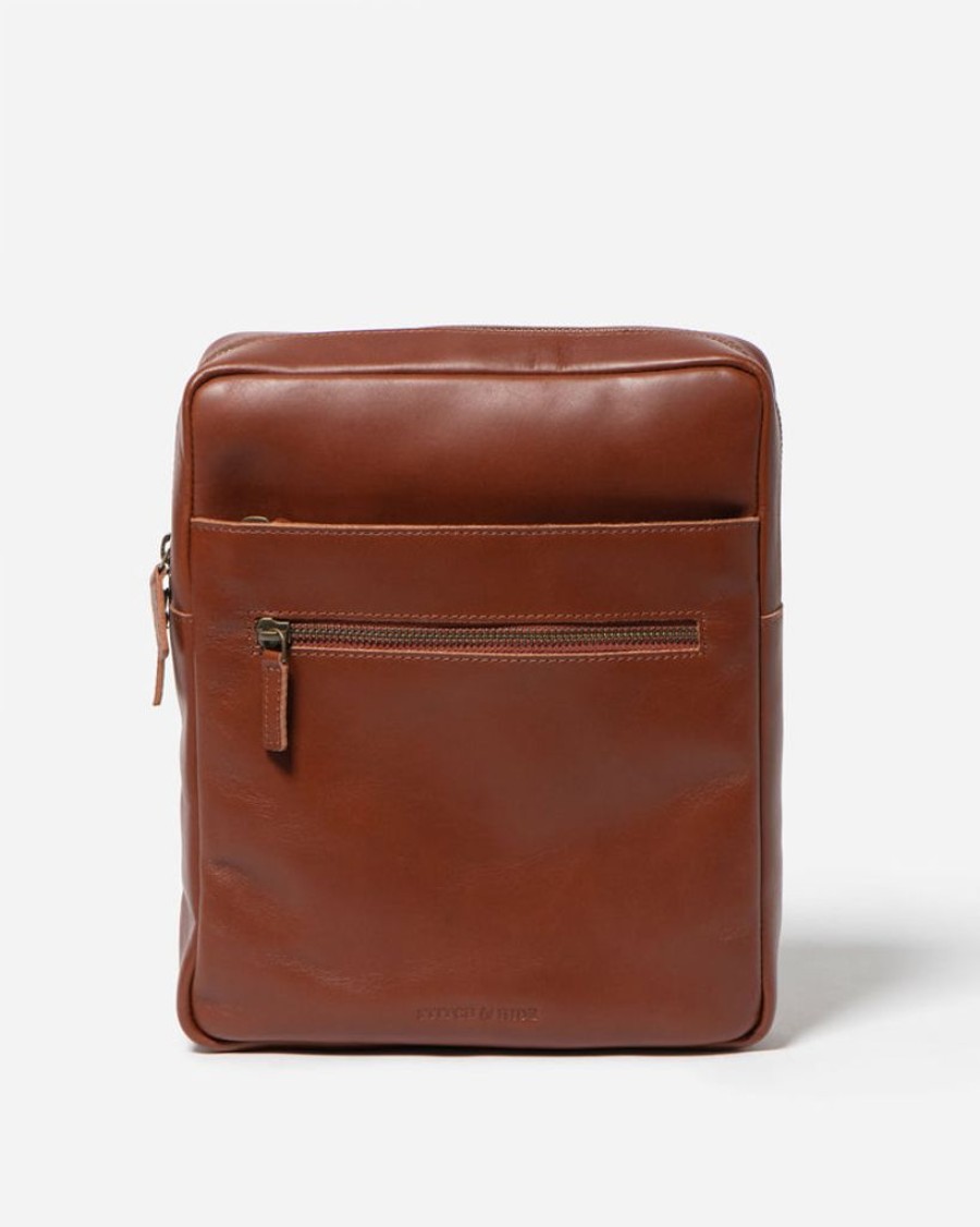 Men Stitch & Hide Satchels & Messengers | Stitch & Hide Cooper Satchel Maple Brown