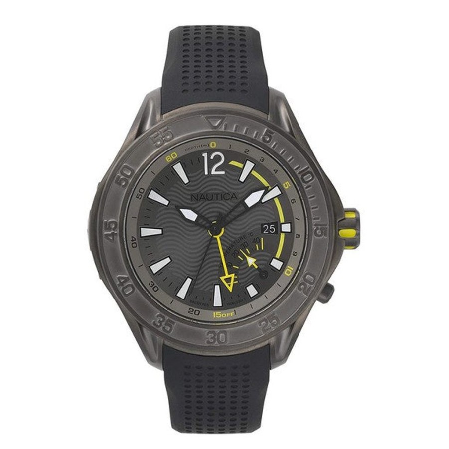 Watches Nautica Metal Watches | Nautica Napbrw003 (45 Mm) Men'S Watch